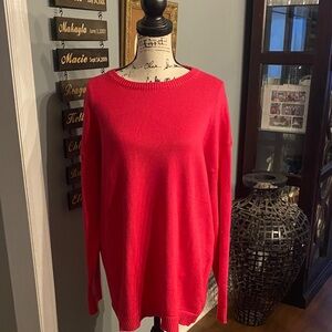Elegant pink Crew Neck Sweater